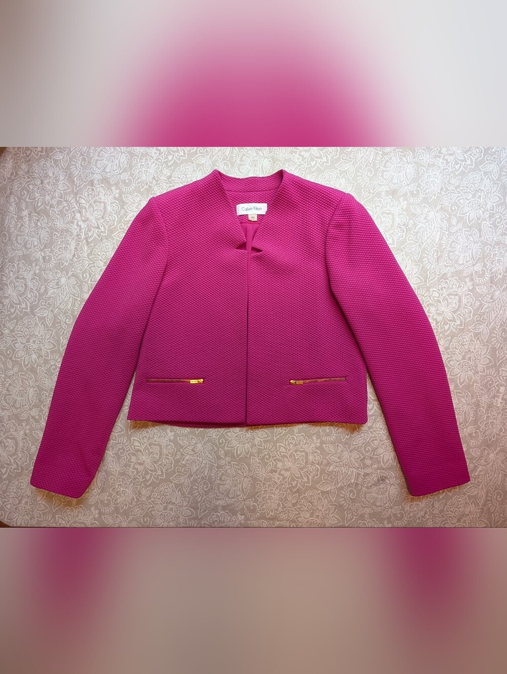 Calvin Klein Blazer Open-Front
